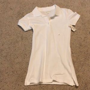 White polo shirt